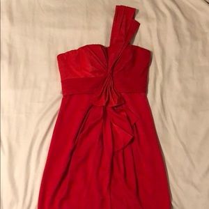 BCBG one shoulder dress